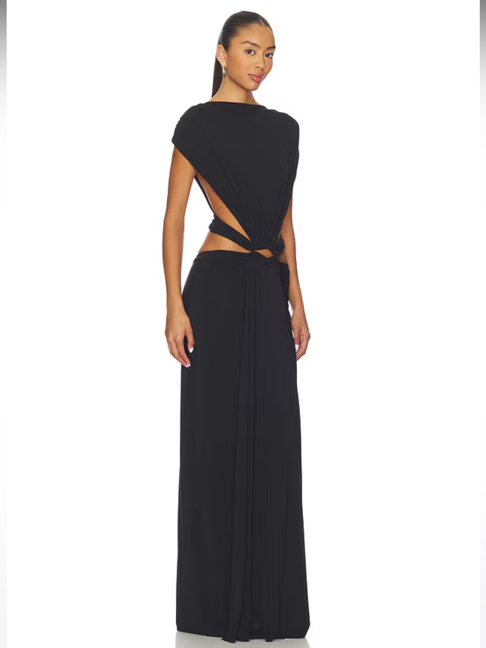 NWT! NBD Nicolette Gown in Black - Picture 2 of 5